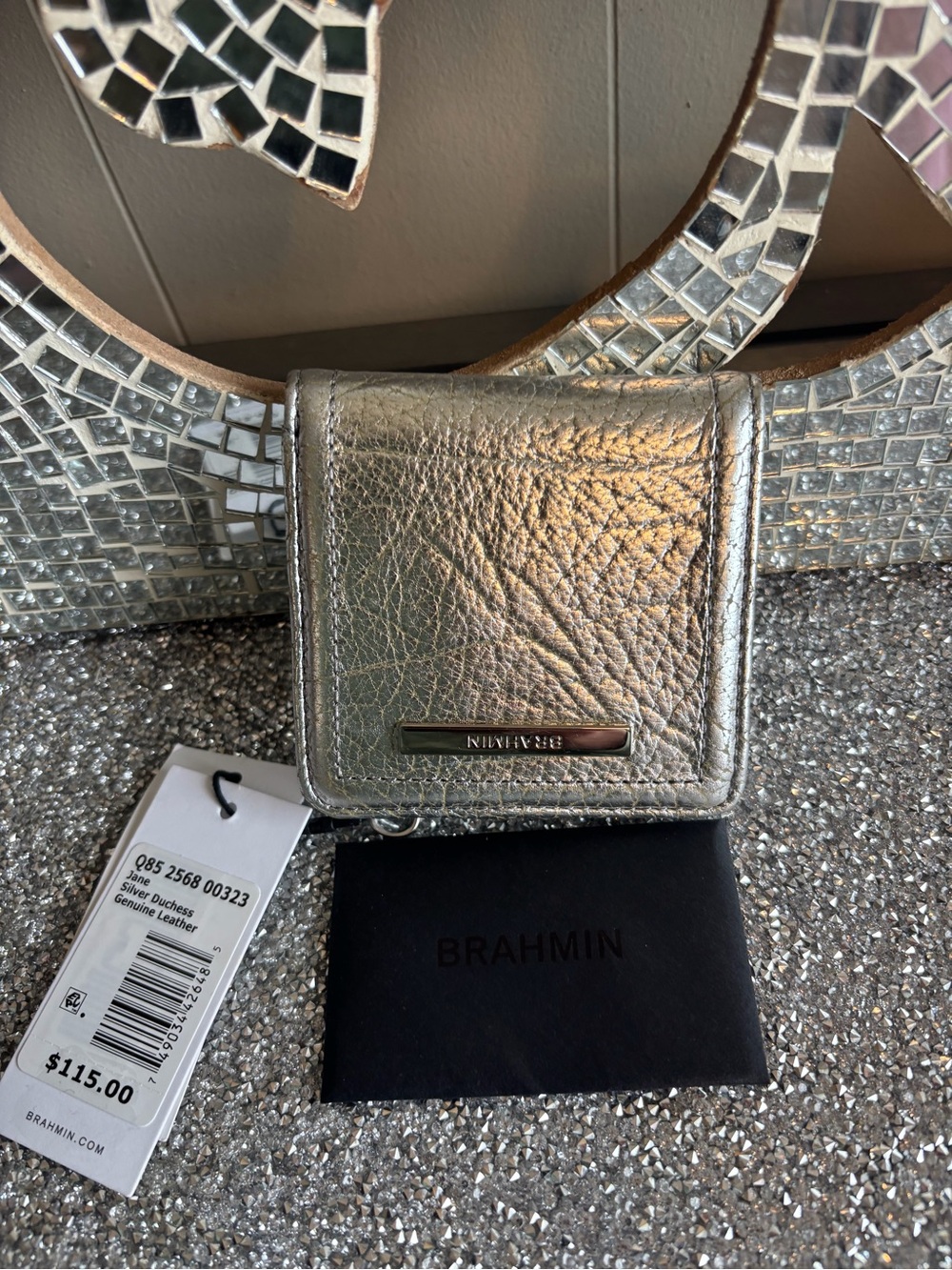 ⭐️Brahmin Jane Silver Duchess Wallet